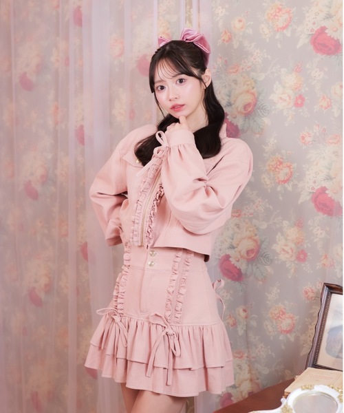 ReAmour デニムスカート デニムフリルスカート : ZOZOTOWN Yahoo!店