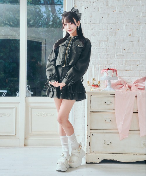 ReAmour デニムスカート デニムフリルスカート : ZOZOTOWN Yahoo!店