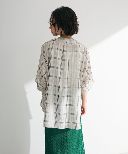 「Green Parks」 「chocol raffine robe」半袖シャツ FREE グリーン レディース_画像7