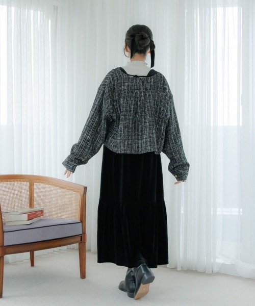 flower ワンピース チャーミングベロアワンピース : ZOZOTOWN Yahoo!店