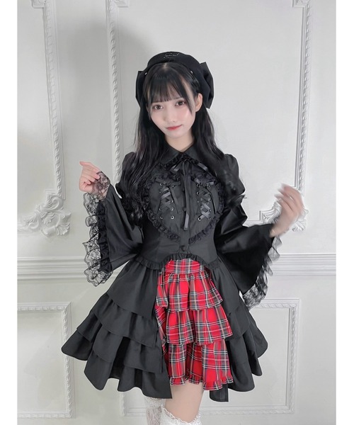 Jamie エーエヌケー ブラウス シャツ ネコのしっぽお姫様ブラウス
