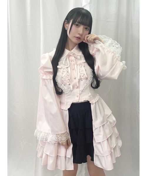 Jamie エーエヌケー ブラウス シャツ ネコのしっぽお姫様ブラウス