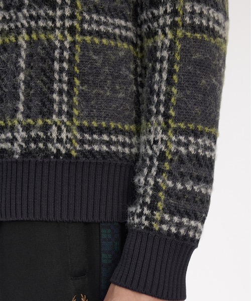 FRED PERRY（フレッドペリー） セーター ニット Brushed Tartan Jumper