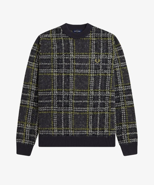 FRED PERRY（フレッドペリー） セーター ニット Brushed Tartan Jumper