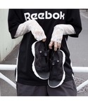 「Reebok」 サンダル 25.0cm ブラ...の詳細画像4
