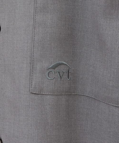 「CONVERSE TOKYO」 半袖シャツ MEDIUM グレー メンズ_画像6