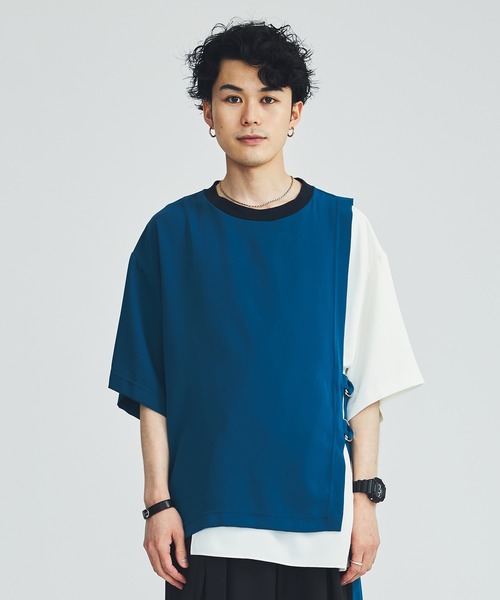 「LiNoH」 半袖シャツ FREE オフホワイト メンズの画像