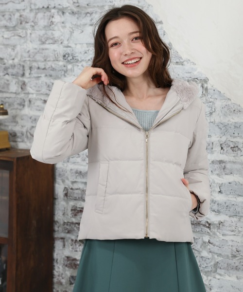 「ASTORIA ODIER」 ダウンジャケット MEDIUM アイボリー レディース_画像4