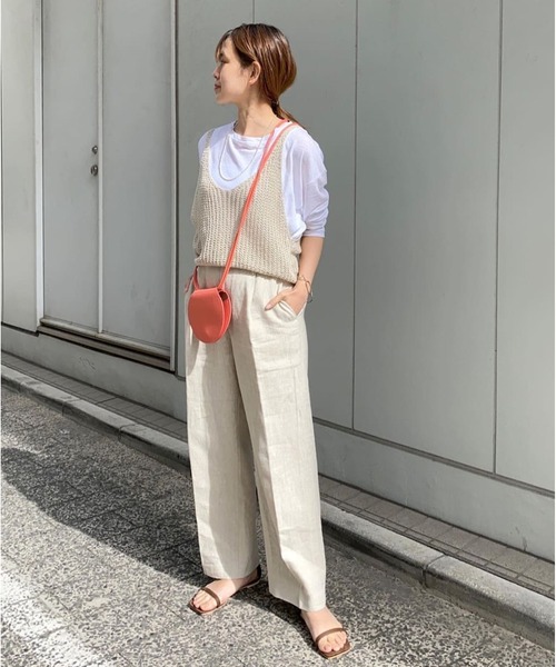 「SHENERY」 長袖カットソー FREE オフホワイト レディース_画像5