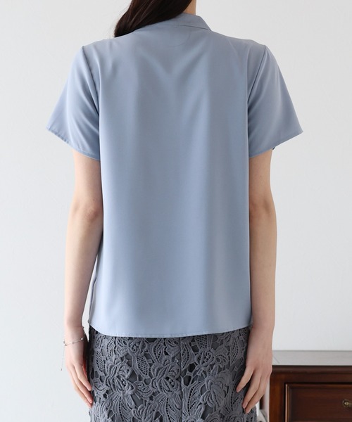 「BLUEEAST」 半袖ブラウス MEDIUM ホワイト レディース_画像8