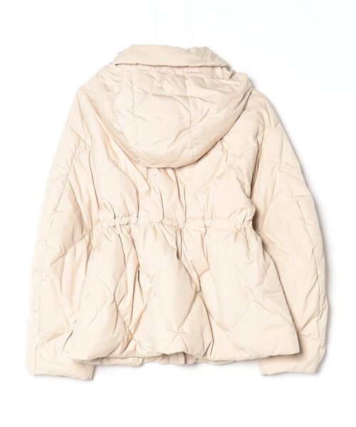 「MADEMOISELLE ROPE'」 ダウンジャケット 38 ベージュ レディース_画像2