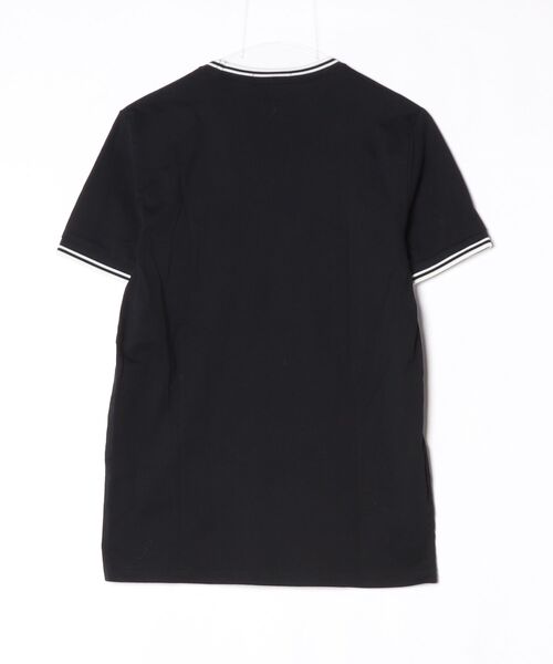 「FRED PERRY」 半袖カットソー S ブラック レディース_画像2