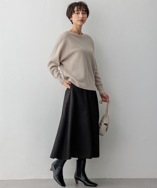 「23区」 長袖ニット 46 ブルー レディース_画像9