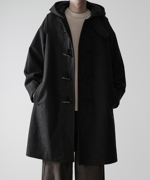 「RUUBON」 ダッフルコート L グレー メンズ_画像2