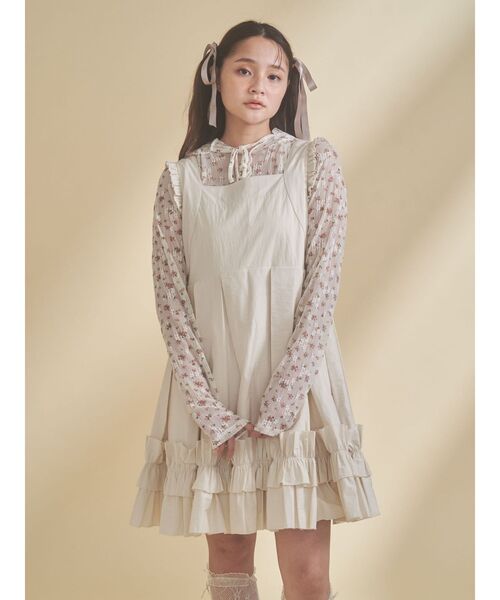 merry jenny rabbit レースフードトップス merry jenny（メリージェニー） tシャツ rabbitレースフードtops