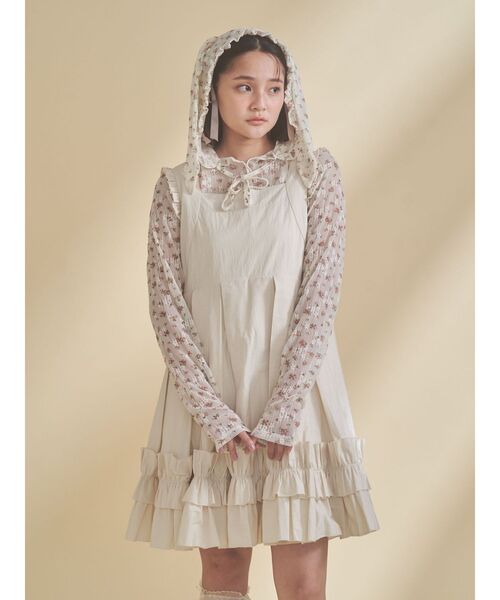 merry jenny（メリージェニー） tシャツ rabbitレースフードtops