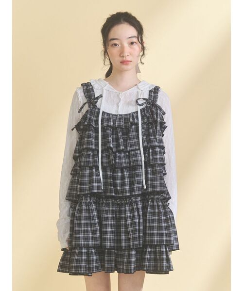 【新品】merry jenny トップス flowerレーストップス[品番：MKSW0065604]｜merry jenny（メリージェ二