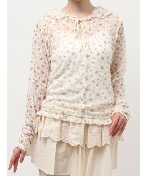 merry jenny（メリージェニー） tシャツ rabbitレースフードtops