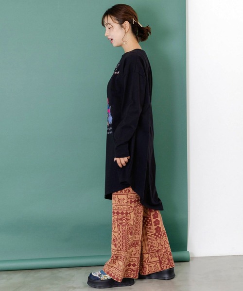 ScoLar（スカラー） ワンピース ネコ怪獣アシメワンピース : ZOZOTOWN