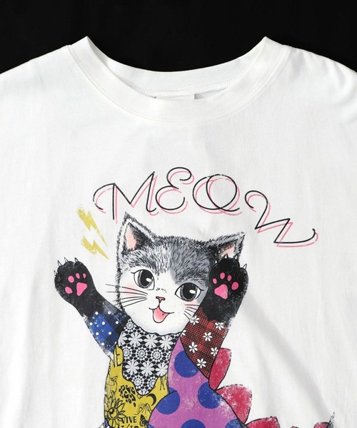 ScoLar（スカラー） ワンピース ネコ怪獣アシメワンピース : ZOZOTOWN