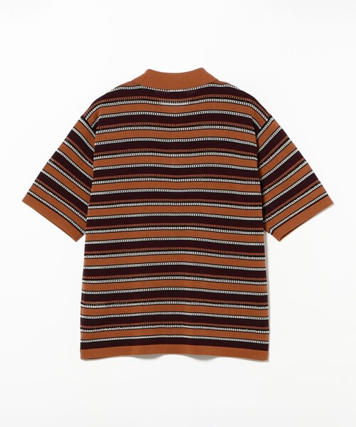 BEAMS（ビームス） ポロシャツ 半袖 12 Gauge Border Polo Shirt