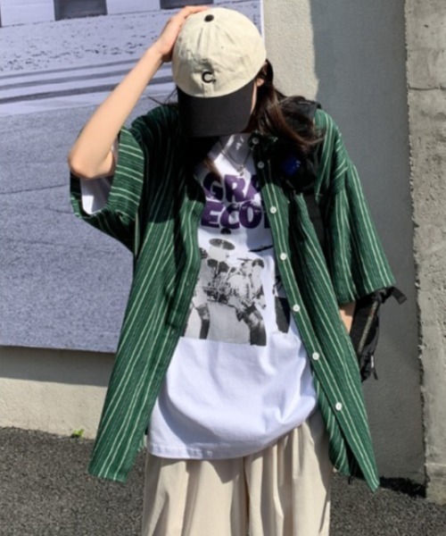 「MGV」 半袖Tシャツ X-LARGE ブラック レディース_画像3