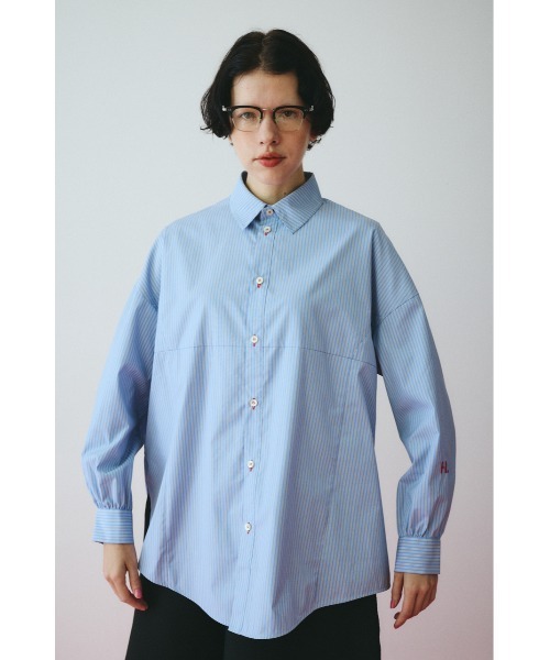 HeRIN.CYE ブラウス シャツ Switching shirt スイッチングシャツ 