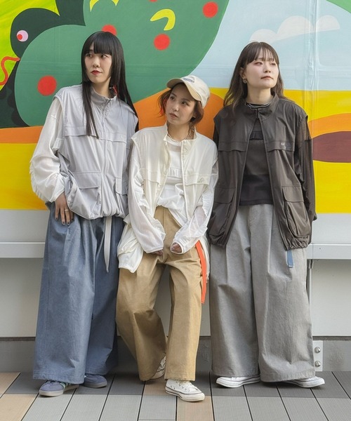 niko and…（ニコアンド） ベスト MEDIUM ライトグレー レディース