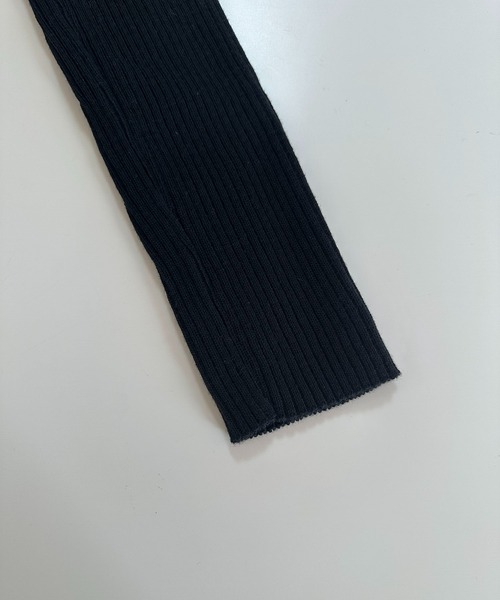 カーディガン リブクルー ダブルジップショートカーディガン レディース | lulufa | 13