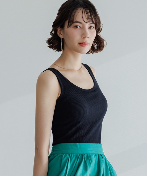 「BAMBI WATER」 ノースリーブトップス X-LARGE グレイッシュベージュ レディース_画像2