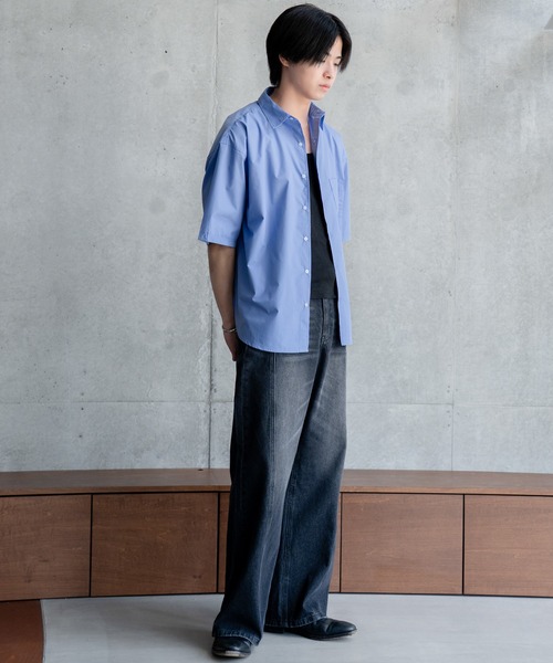 「SINSS」 デニムパンツ MEDIUM ブラック メンズ_画像5