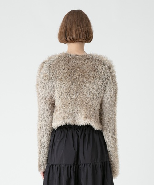 「LOULOU WILLOUGHBY」 ボレロ 2 ブラック レディース_画像5