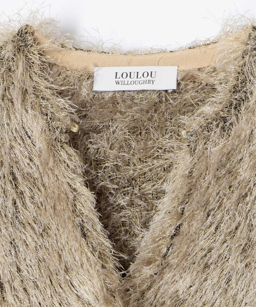 「LOULOU WILLOUGHBY」 ボレロ 2 ブラック レディース_画像8