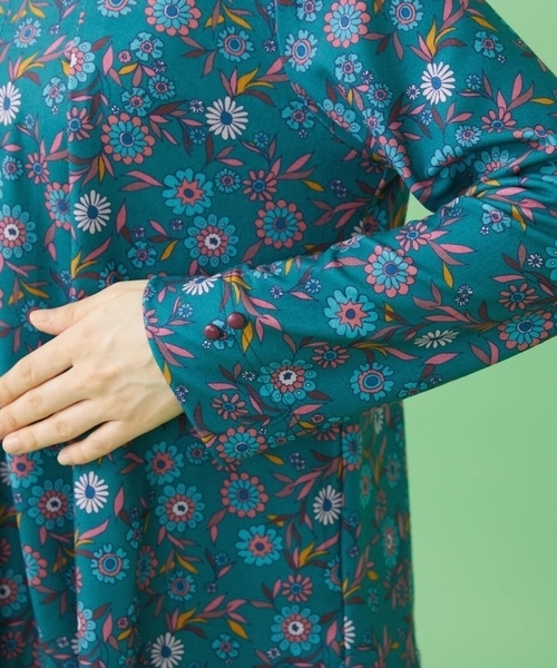 「Jocomomola」 長袖カットソー 40 グリーン レディース_画像6