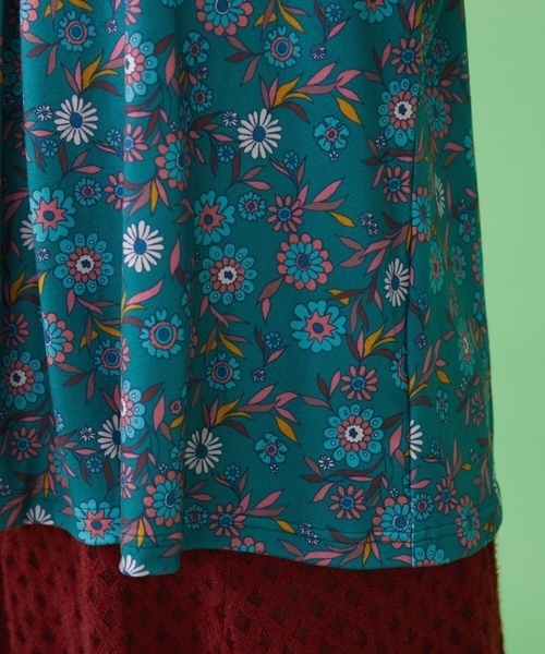 「Jocomomola」 長袖カットソー 40 グリーン レディース_画像7