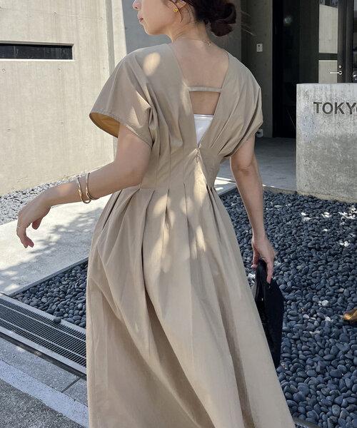 カプリシュレマージュ ノースリーブ ワンピース CAPRICIEUX LE'MAGE（カプリシューレマージュ） ノースリーブ