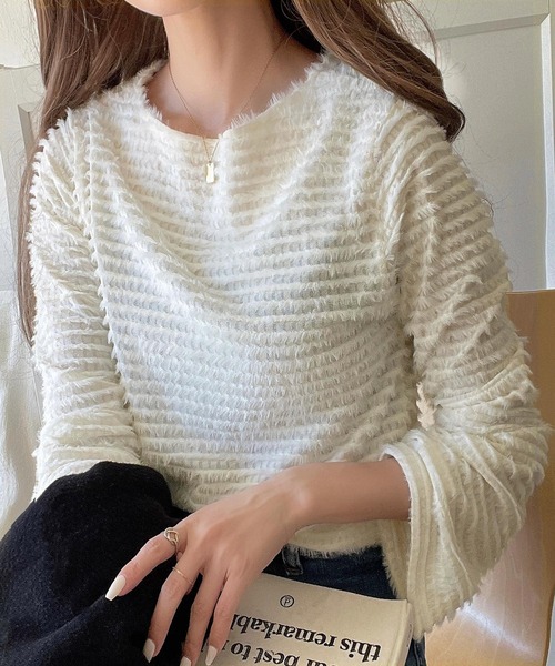 「classicalelf」 長袖カットソー LARGE ホワイト レディース_画像5