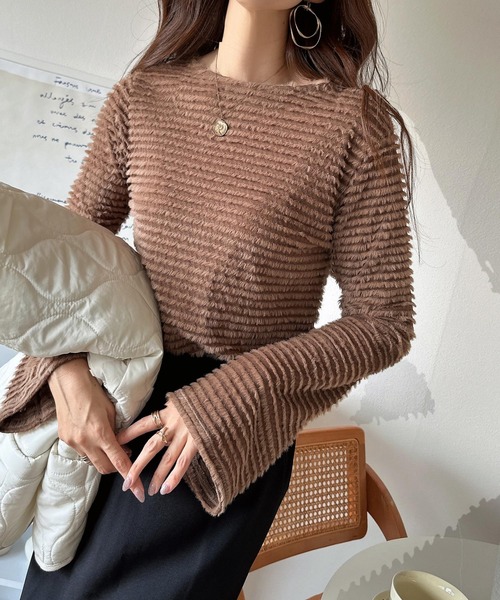 「classicalelf」 長袖カットソー LARGE ホワイト レディース_画像9