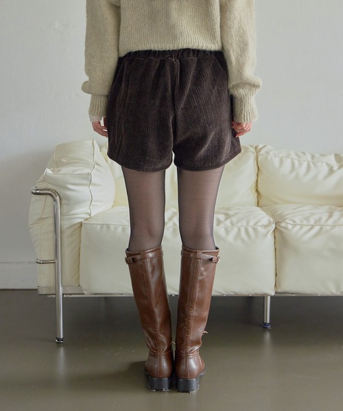 「UNE MANSION」 ショートパンツ FREE ブラウン レディース_画像5