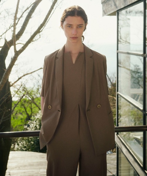 「emmi」 オーバーオール 0 ブラウン レディース_画像5