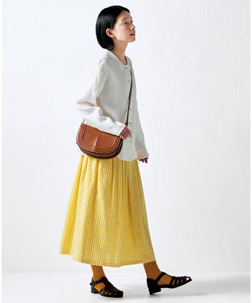 「Sunny clouds」 長袖ブラウス M ホワイト レディース_画像5