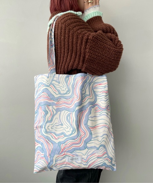 「SANSeLF」 トートバッグ FREE グリーン レディース_画像3