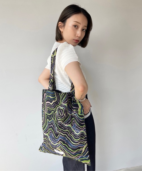 「SANSeLF」 トートバッグ FREE グリーン レディース_画像6