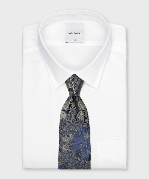 Paul Smith（ポール・スミス） ネクタイ ボタニカル ジャカード タイ