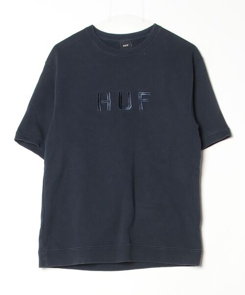 HUF（ハフ） スウェットカットソー M ネイビー メンズ : ZOZOTOWN