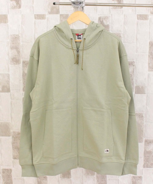 「THE NORTH FACE」 ジップアップパーカー X-LARGE グリーン メンズの画像