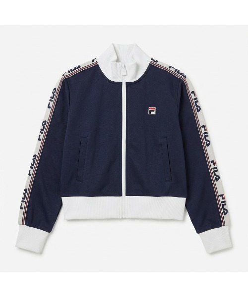FILA フィラ トラックジャケット ブルゾン ネイビー 、Mサイズ、レディース FILA（フィラ） コート ジャケット TRACK JACKET メンズ レディース