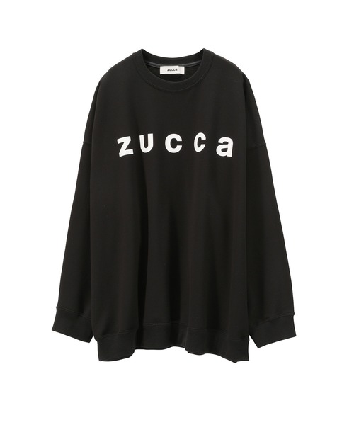 「ZUCCa」 スウェットカットソー M size ブラック レディース