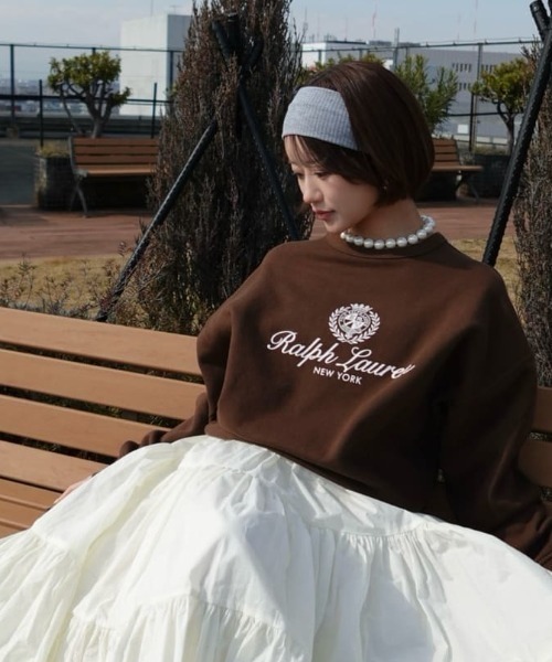トレーナー/スウェット SNIDEL - snidel SNIDEL（スナイデル） トレーナー スウェット 「POLO RALPH LAUREN