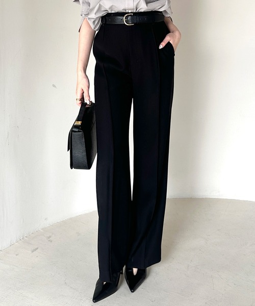 「anuans」 スラックス SMALL ピンク レディースの画像